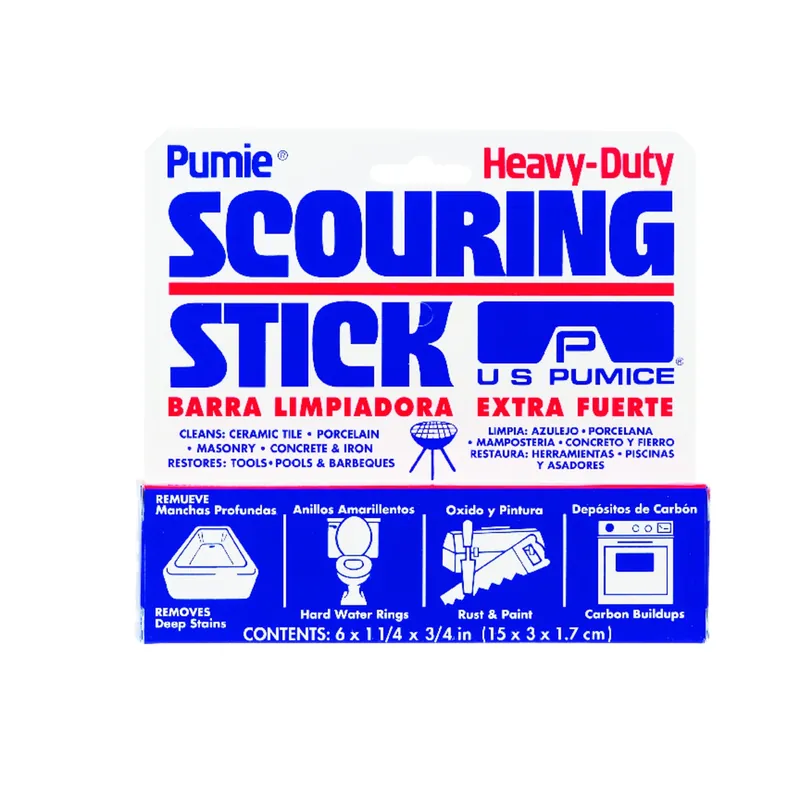 Us Pumice Pumie Heavy Duty Scouring Stick For Bath/toilet 6 In. L 1 Pk