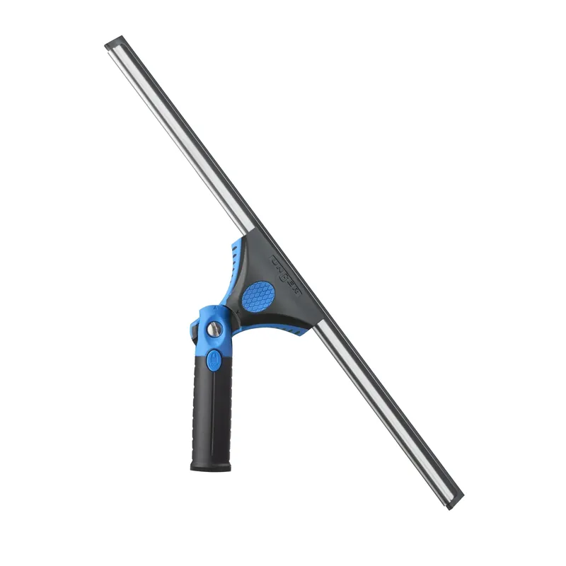 Professional 18 In. Swivel Squeegee With Ergonomic Grip And Stainless Steel Blade