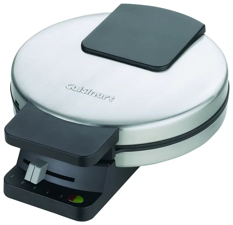 Black+decker 4 Waffle Brushed Silver Stainless Steel Belgian Waffle Maker
