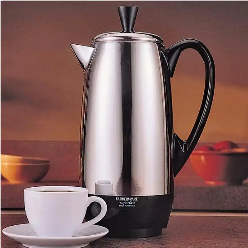 Stainless Steel Percolator, 4 - 12-cups