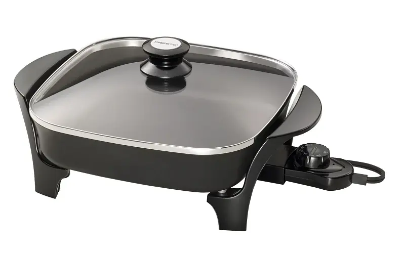 Electric Skillet With Glass Lid, 11-in.
