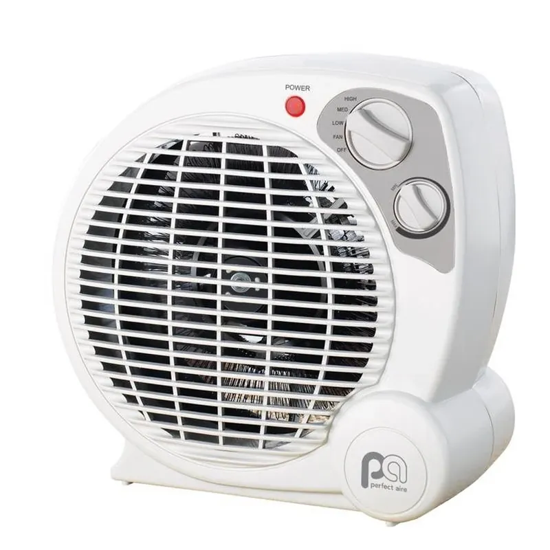 5120 btu Portable Fan‑forced Heater – 3 Heat Settings, White