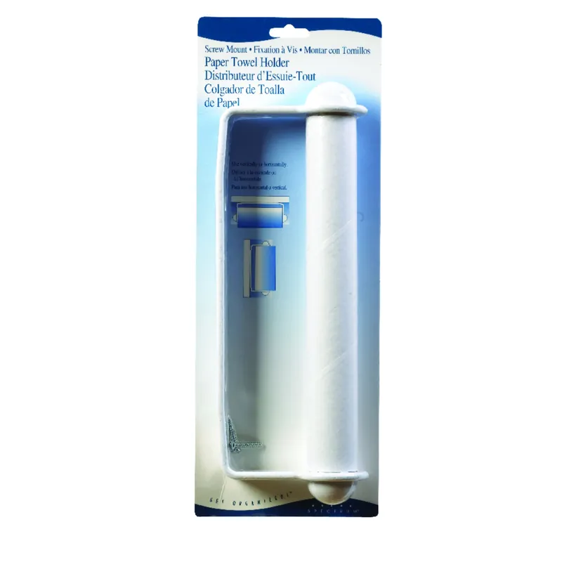 Plastic Wall Mount Paper Towel Holder 4.8 In. H X 2.3 In. W X 13.5 In. L