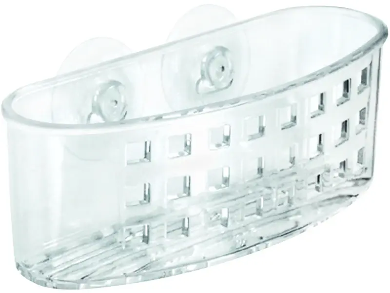 Sinkworks Clear Suction Sponge & Scrub Center