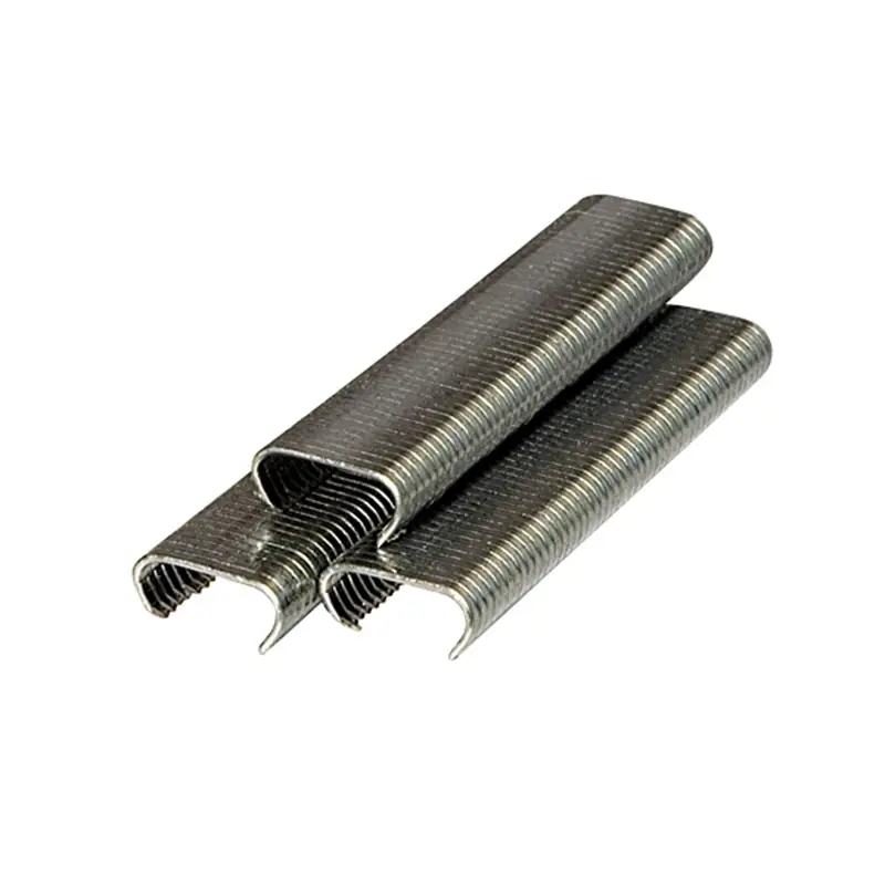 Silver Steel Spring Loaded Hog Rings