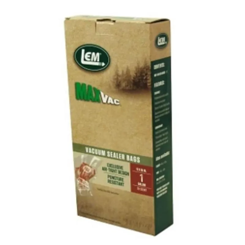 Maxvac Clear Vacuum Sealer Rolls – 16 ft × 11 in Bag Set (1 pack)
