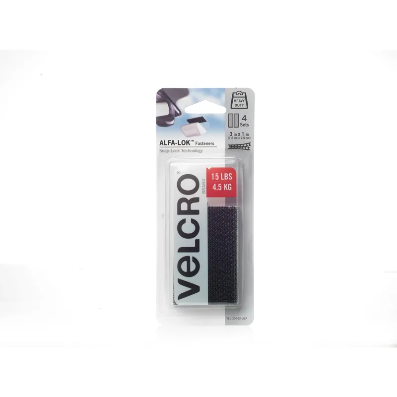 Alfa-lok Small Plastic Mounting Square 3 In. L 4 Pk