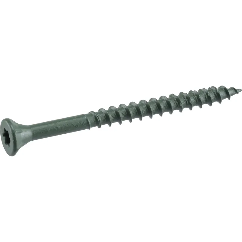Deck Plus No. 8 Ga. X 1-5/8 In. L Green Star Flat Head Exterior Deck Screws 6 Lb 735