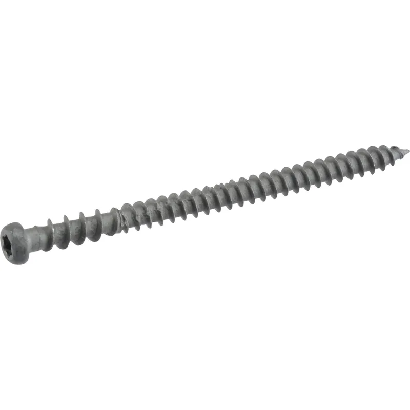 Deck Plus Exterior Composite Screws, Star Drive, Gray Ceramic, 2.5-in. X 10, 5-lb.
