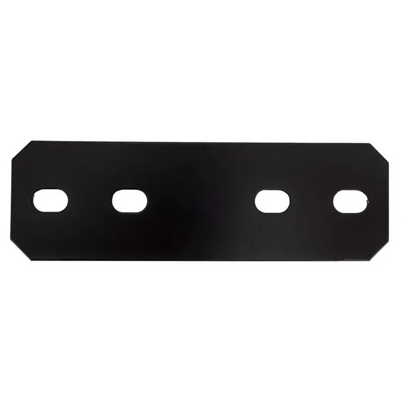 Black Steel Mending Plate 9.5 In. H X 3 In. W X 1/8 In. D