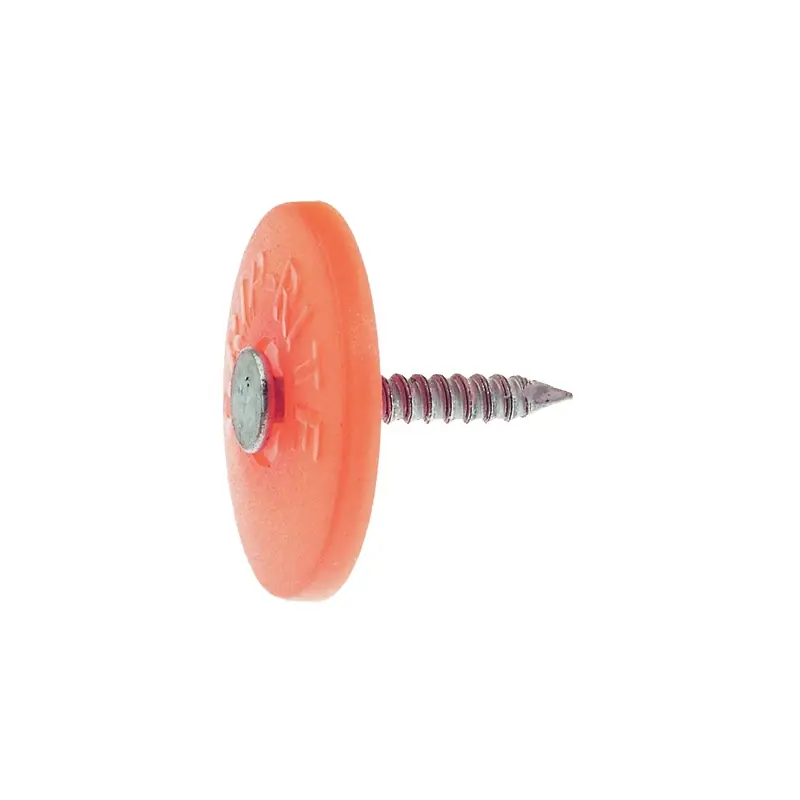 1-1/2 In. 12 Gauge Electrogalvanized Cap Nails With Plastic Insulation Caps - 200 Count
