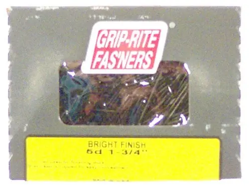 4d 1-1/2 In. Bright Steel Finishing Nails - 1 Lb Box