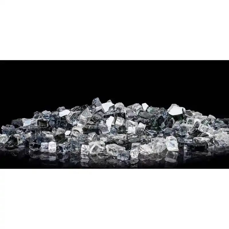 Lava Midnight Sky Glass Fire Bowl Filler 8.66 H X 4.92 W X 5.12 D