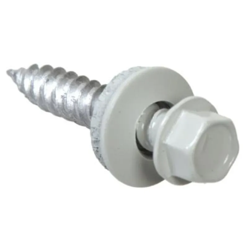 Grip-rite Pro-twist No. 9 Sizes X 1-1/2 In. L Hex Round Washer Head Sheet Metal Screws 1 Lb 91 Pk