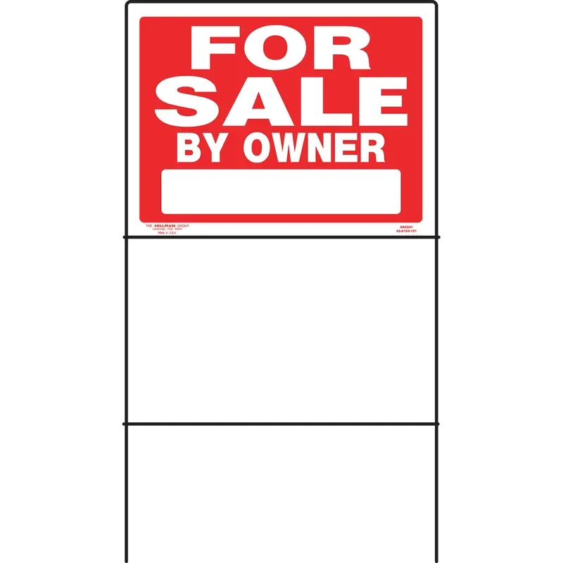 For Sale By Owner Sign With Frame, 18 X 24-in.