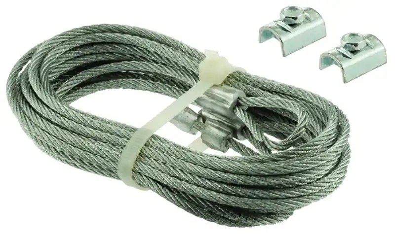 Prime-line 104 In. L X 1/8 In. D Carbon Steel Safety Cables