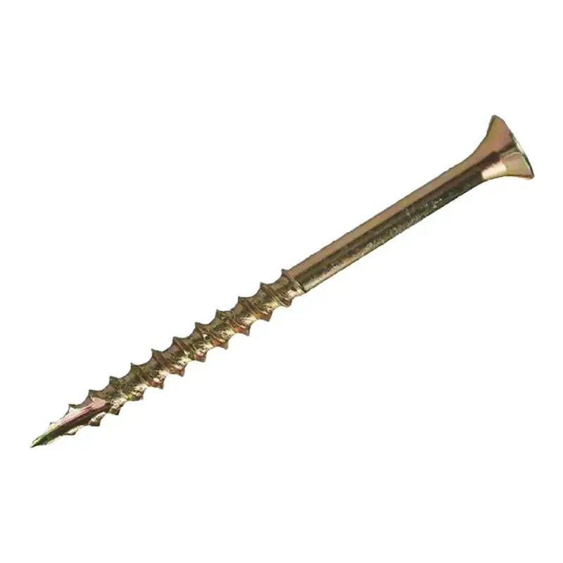Grip-rite No. 8 X 1-1/4 In. L Star Flat Head Coarse Construction Screws