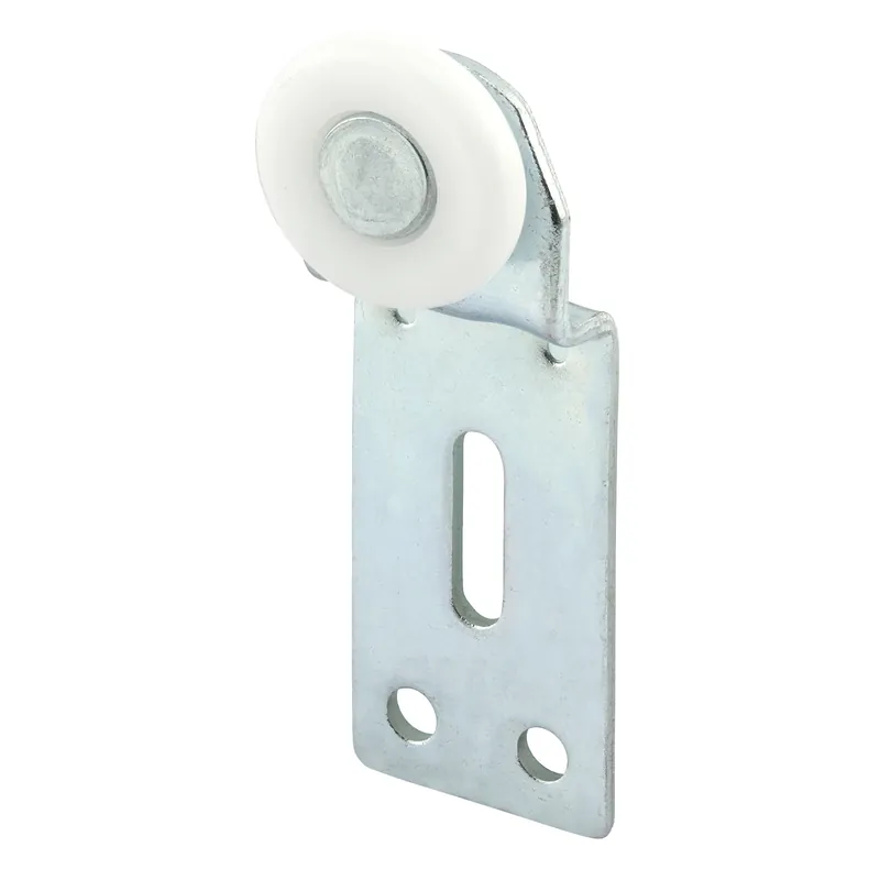 Prime-line 1 In. D X 1/4 In. L Mill Nylon/steel Wardrobe Door Roller Assembly 2 Pk