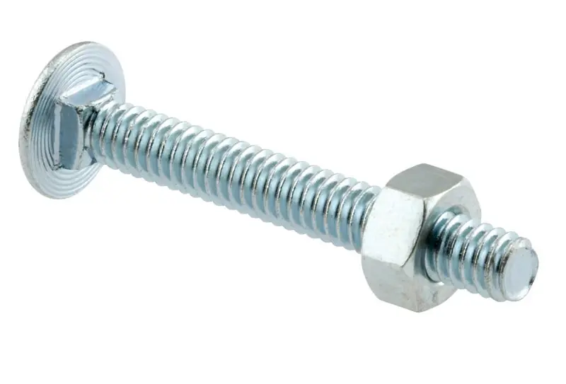 Prime-line 1-7/8 In. L X 1/4 In. D Steel Carriage Bolts W/nuts