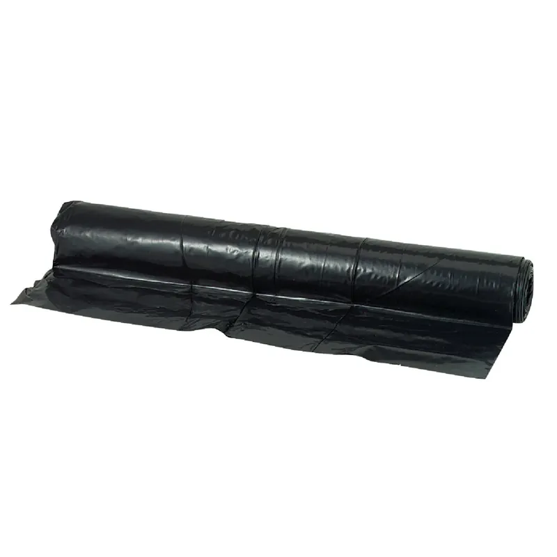 Film-gard Plastic Sheeting 4 Mil X 12 Ft. W X 100 Ft. L Polyethylene Black 1 Pk