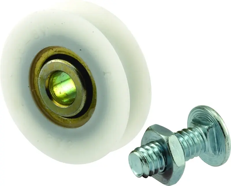 Prime-line 1-1/4 In. D X 5/16 In. L Nylon Roller Assembly 2 Pk