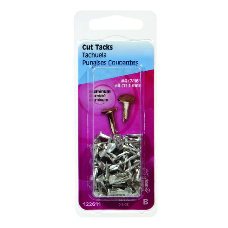 No. 6 X 1/2 In. L Silver Copper Cut Tacks 0.5 Pk