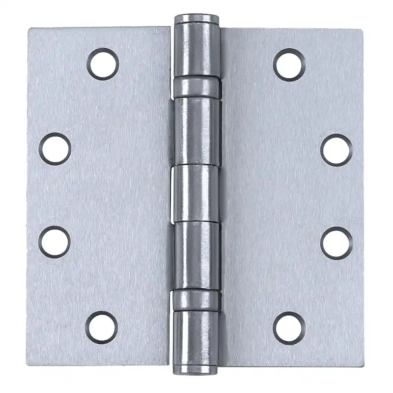 4-1/2 In. L Satin Chrome Door Hinge 3 Pk