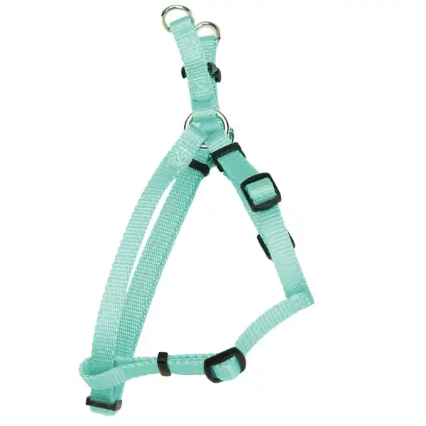 5/8" X 16-24" Adjustable Teal Nylon Comfort Wrap Dog Harness