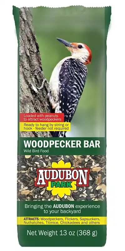 Woodpecker Bird Food Bar, 13 Ounce - Nut-rich Wild Bird Treat