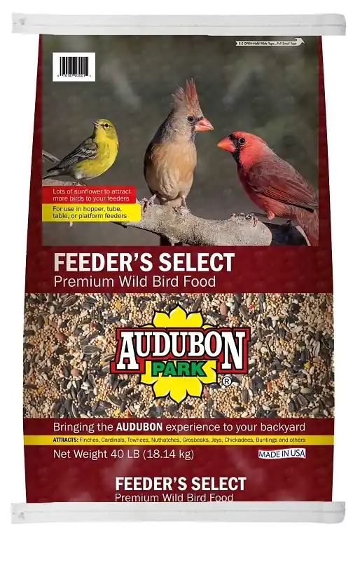 Feeder‘s Select Wild Bird Food, 40 Lb Bag With Nuts And Seeds