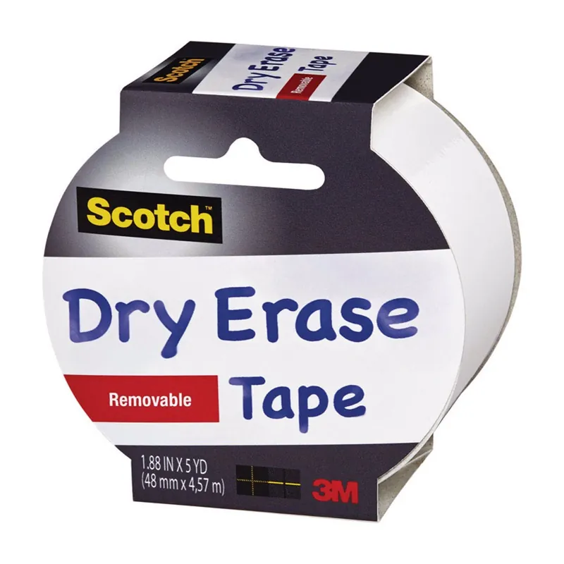 Dry Erase Tape, 1.88 In. X 5 Yds.