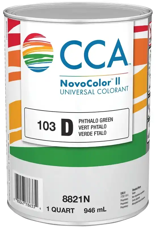 Novocolor Ii Paint Colorant, D-phthalo Green, 1 Quart