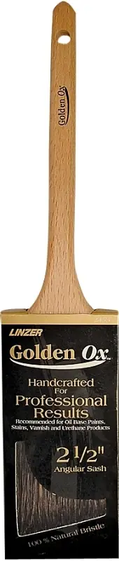 2453-2.5 Golden Ox Angular Sash Paint Brush, 2.5 Inch