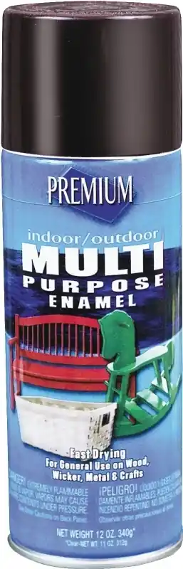 Multi-purpose Gloss Spray Paint - Black, 12 Ounce Aerosol Can, Model Mp1001