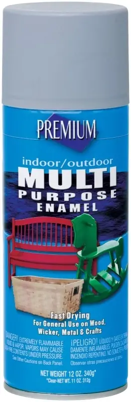 Mp1017 Multi-purpose Spray Primer, 12 Oz Can, Gray For Interior & Exterior Use