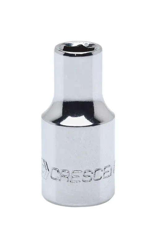5 Mm X 1/4 In. Drive Metric 6 Point Standard Socket - Chrome Vanadium Steel