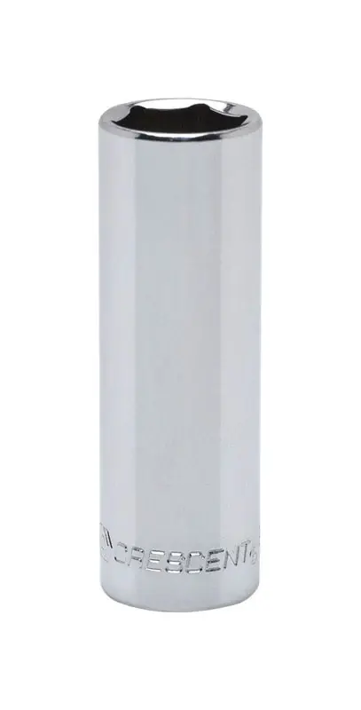 5/8 In. X 3/8 In. Drive Sae 6 Point Deep Socket - Chrome Vanadium Steel