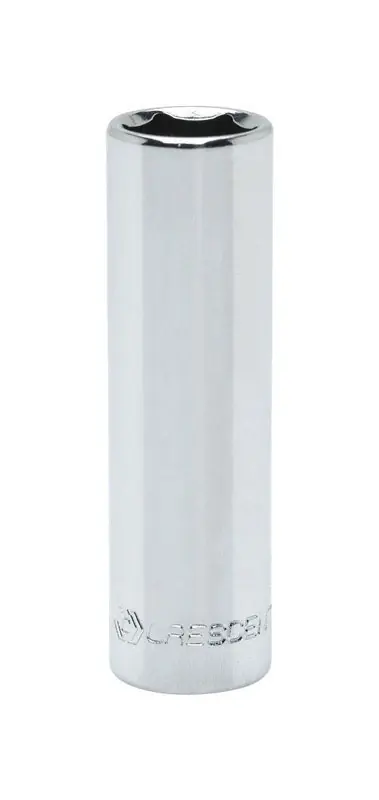 12 Mm X 1/4 In. Drive Metric 6 Point Deep Socket - Chrome Vanadium Steel