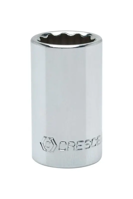 1/2 In. X 1/2 In. Drive Sae 12 Point Standard Socket - Chrome Vanadium Steel
