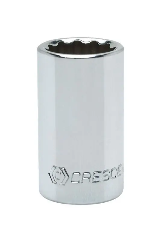 9/16 In. X 1/2 In. Drive Sae 12 Point Standard Socket - Chrome Vanadium Steel