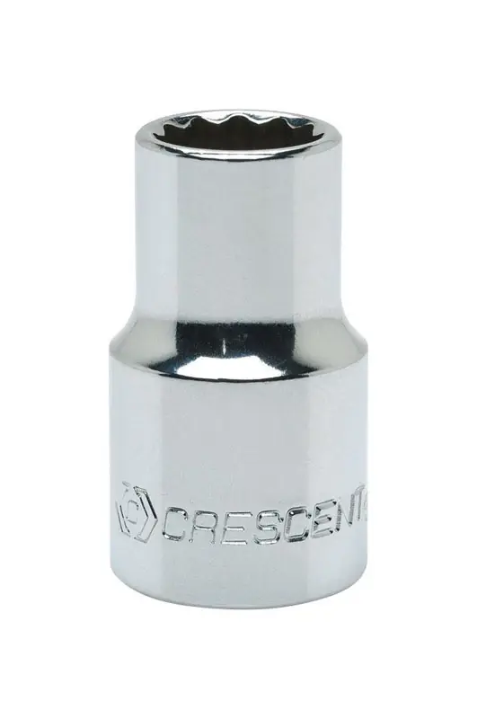 15 Mm X 1/2 In. Drive Metric 12 Point Standard Socket