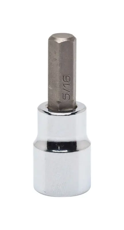 5/16 In. X 3/8 In. Drive Sae 6 Point Standard Hex Bit Socket