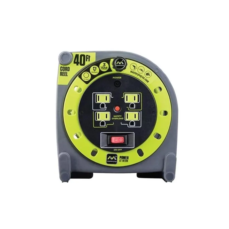Masterplug 40 Ft. L Pvc Cord Reel