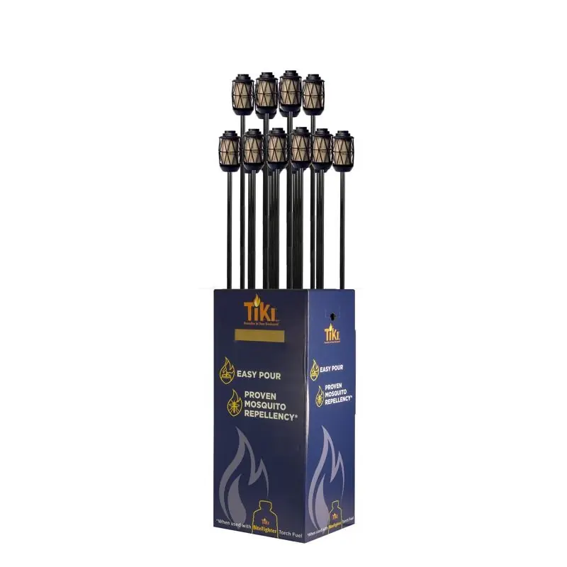 Metal Torch, Bronze, 64.25 In.