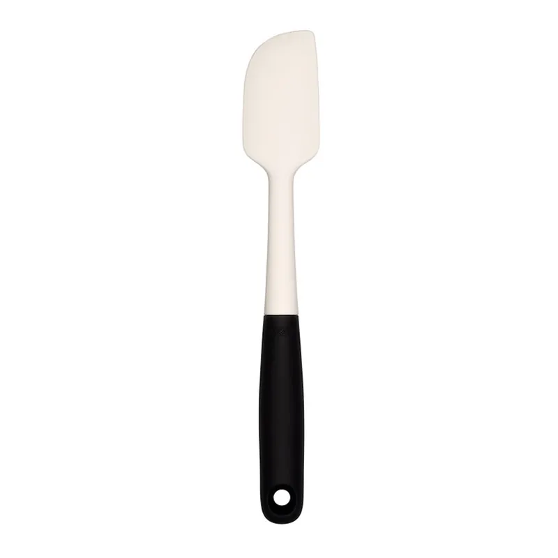 Good Grips Oat Silicone Spatula, 9.85 In, Heat-resistant, Dishwasher Safe