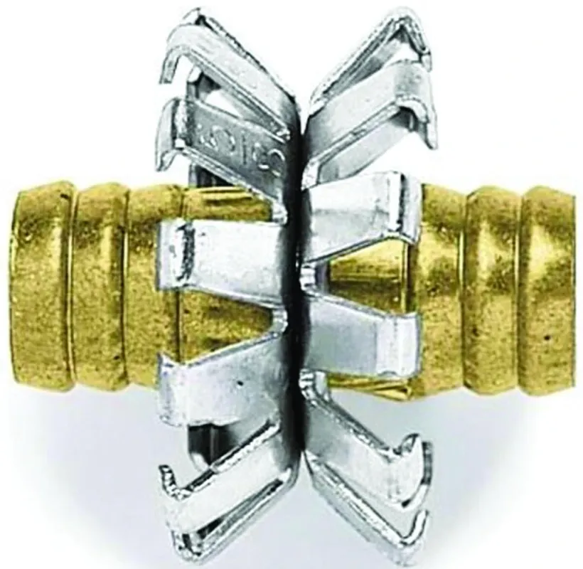 3/4 Inch Heavy-duty Brass Clinch Hose Mender Model 800344-1001