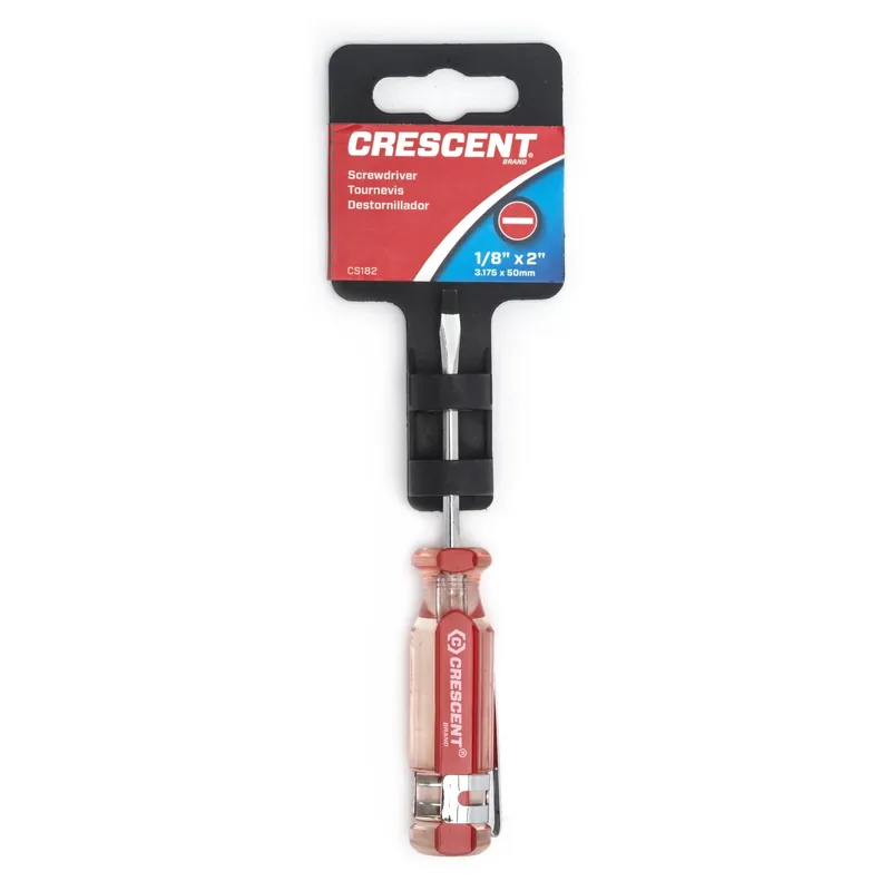 1/8 In. X 2 In. L Slotted Pocket Screwdriver With Magnetic Tip