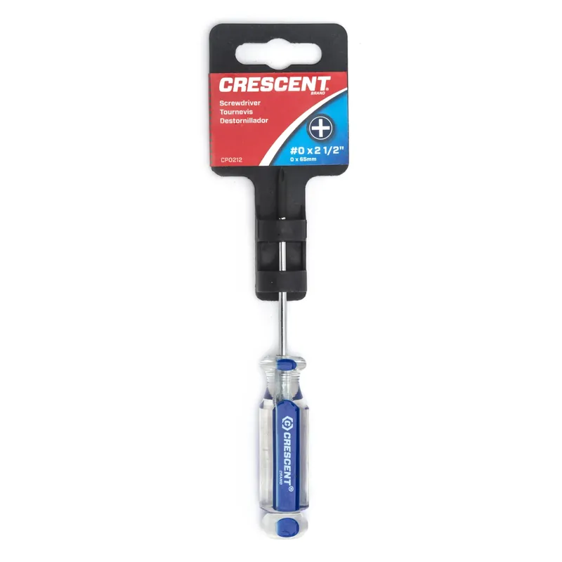 0 X 2-1/2 In. L Phillips Screwdriver With Acetate Handle
