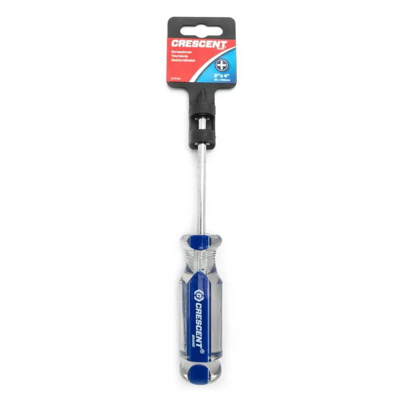 2 X 4 In. Phillips Screwdriver With Acetate Handle And Magnetized Tip