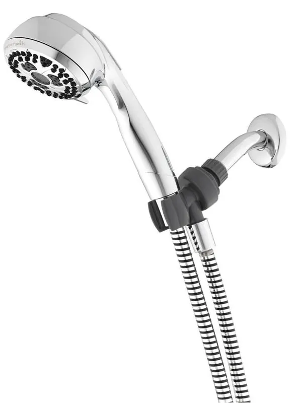 Waterpik Chrome 7 Settings Handheld Showerhead 1.8 Gpm
